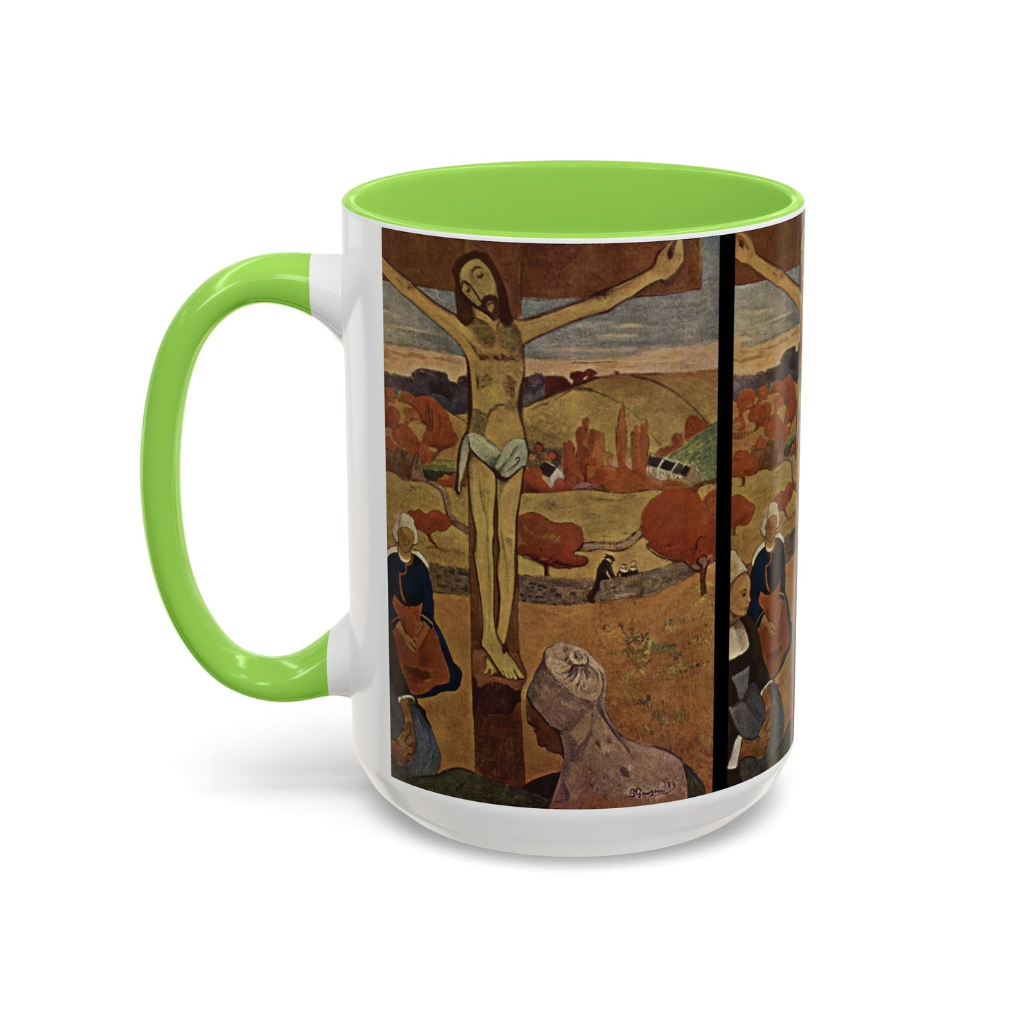 Gauguin, Paul - The Yellow Christ (1889) - Colorful Accent Mugs