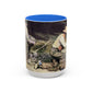 Courbet, Gustave - The Stone Breakers (1850) - Colorful Accent Mugs