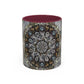Pacio, Adam - Memento Mori Mandala - Colorful Accent Mugs