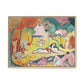 Matisse, Henri - The Joy of Life (1905) - Matte Canvas, Framed