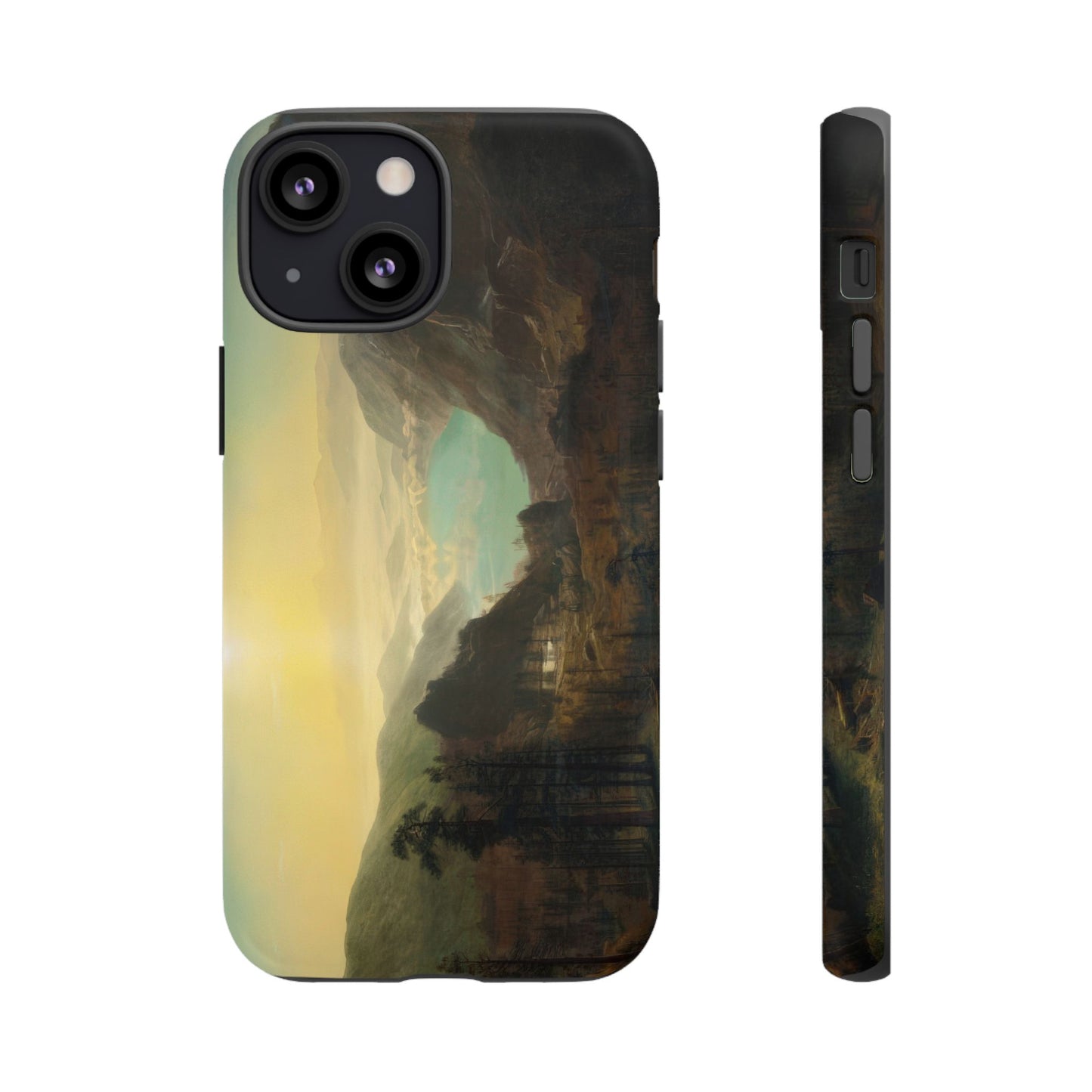 Bierstadt, Albert - Donner Lake from the Summit (1873) - Tough Phone Cases