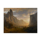 Bierstadt, Albert - Looking Down Yosemite Valley (1865) - Satin Posters