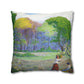Ranson, Paul - Picking Flowers (1890) - Suede Square Pillowcase