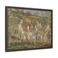 Pissarro, Camille - Red Roofs, Corner of a Village in Winter (1877) - Matte Canvas, Framed