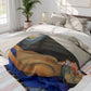 Filiger, Charles - The Recumbent Christ (1895) - Arctic Fleece Blanket