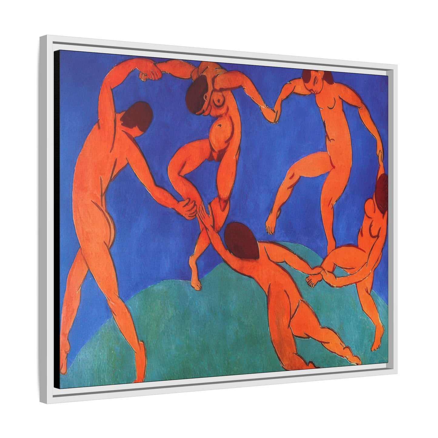 Matisse, Henri - Dance (II) (1910) - Matte Canvas, Framed