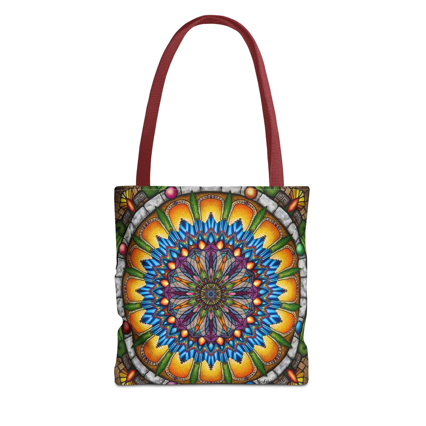 Pacio, Adam - Emerald Arrows Mandala - Tote Bag