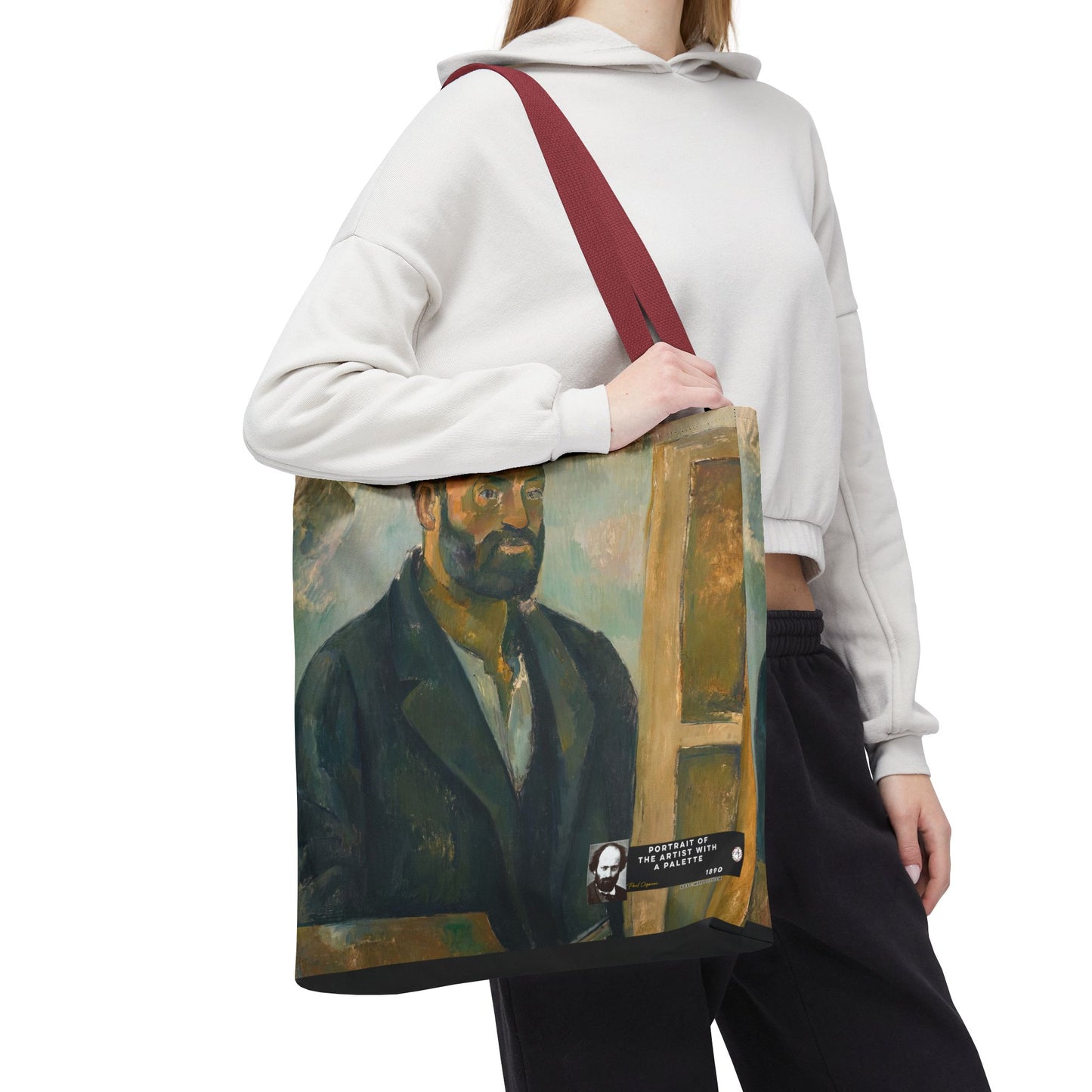 Cézanne, Paul - Portrait of the Artist with a Palette (1890) - Tote Bag