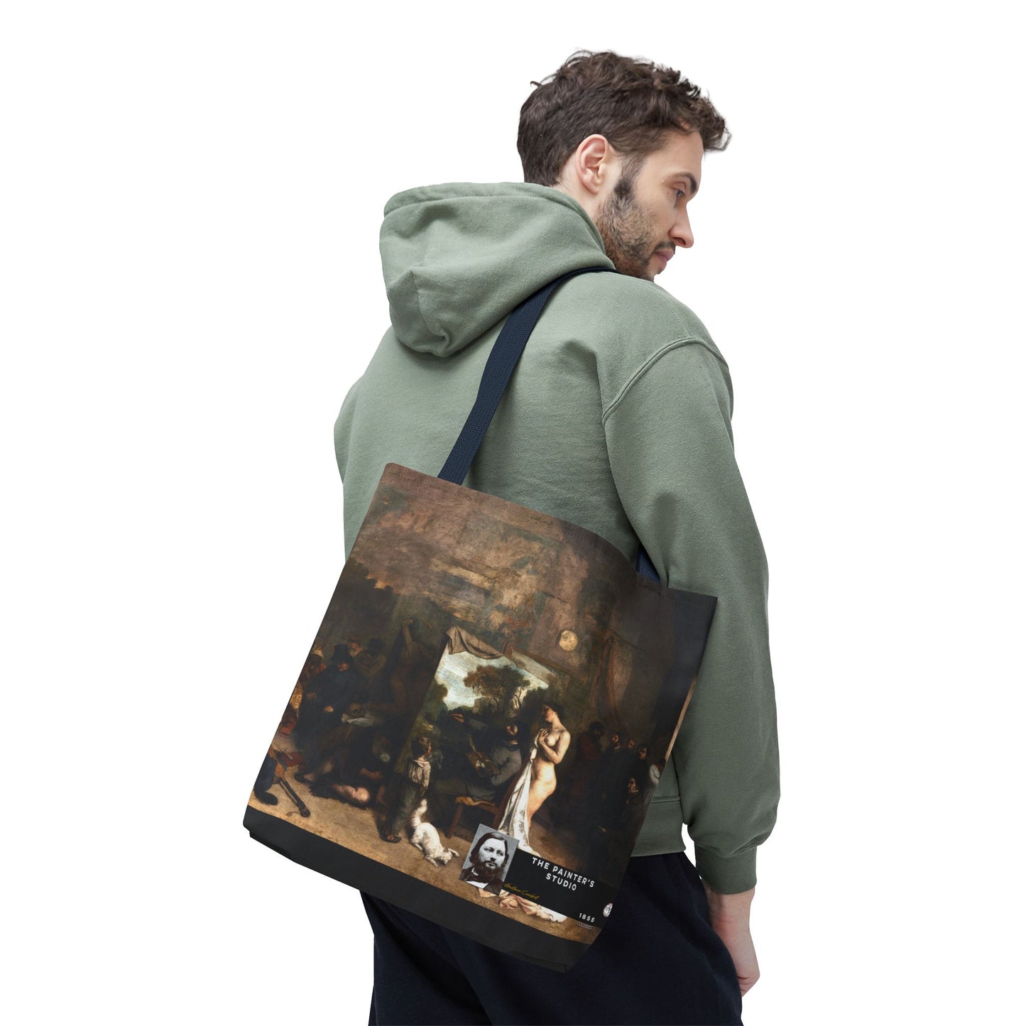 Courbet, Gustave - The Painter’s Studio (1855) - Tote Bag