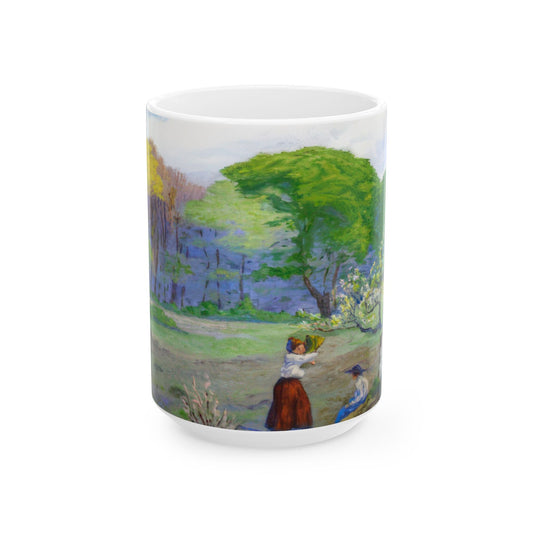 Ranson, Paul - Picking Flowers (1890) - Ceramic Mug