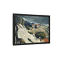 Cézanne, Paul - L’Estaque, Melting Snow (1870) - Matte Canvas, Framed