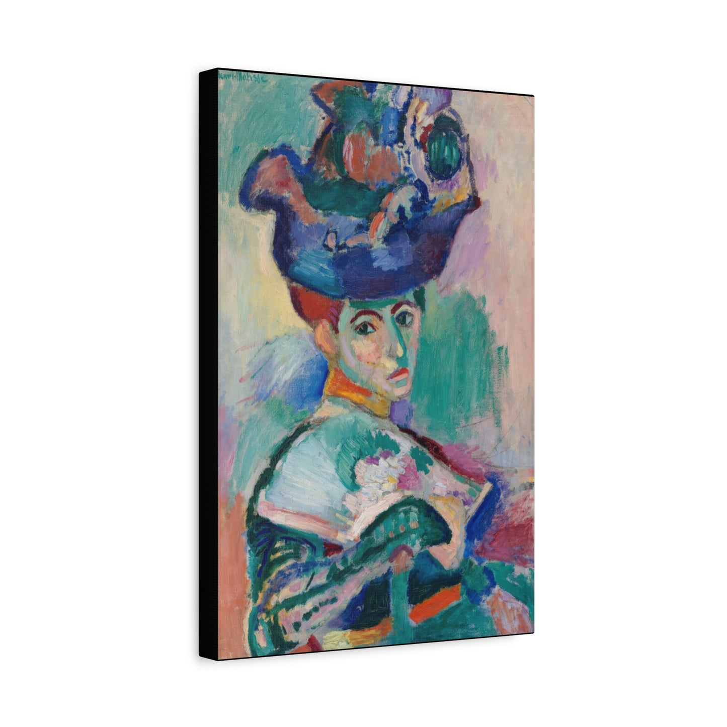 Matisse, Henri - Woman with a Hat (1905) - Canvas Block, unframed
