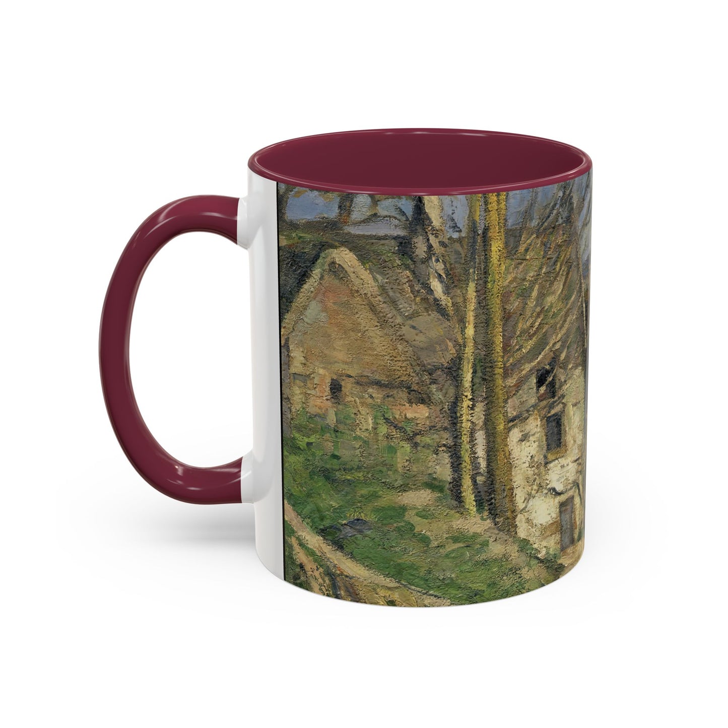 Cézanne, Paul - The House of the Hanged Man, Auvers-sur-Oise (1874) - Colorful Accent Mugs
