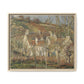 Pissarro, Camille - Red Roofs, Corner of a Village in Winter (1877) - Matte Canvas, Framed