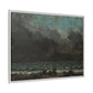 Courbet, Gustave - The Sea (1865) - Matte Canvas, Framed