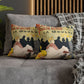 Toulouse-Lautrec, Henri - Moulin Rouge - La Goulue (1891) - Suede Square Pillowcase