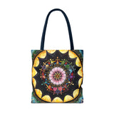 Obsidian Grandmothers Mandala - Tote Bag