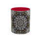 Pacio, Adam - Memento Mori Mandala - Colorful Accent Mugs