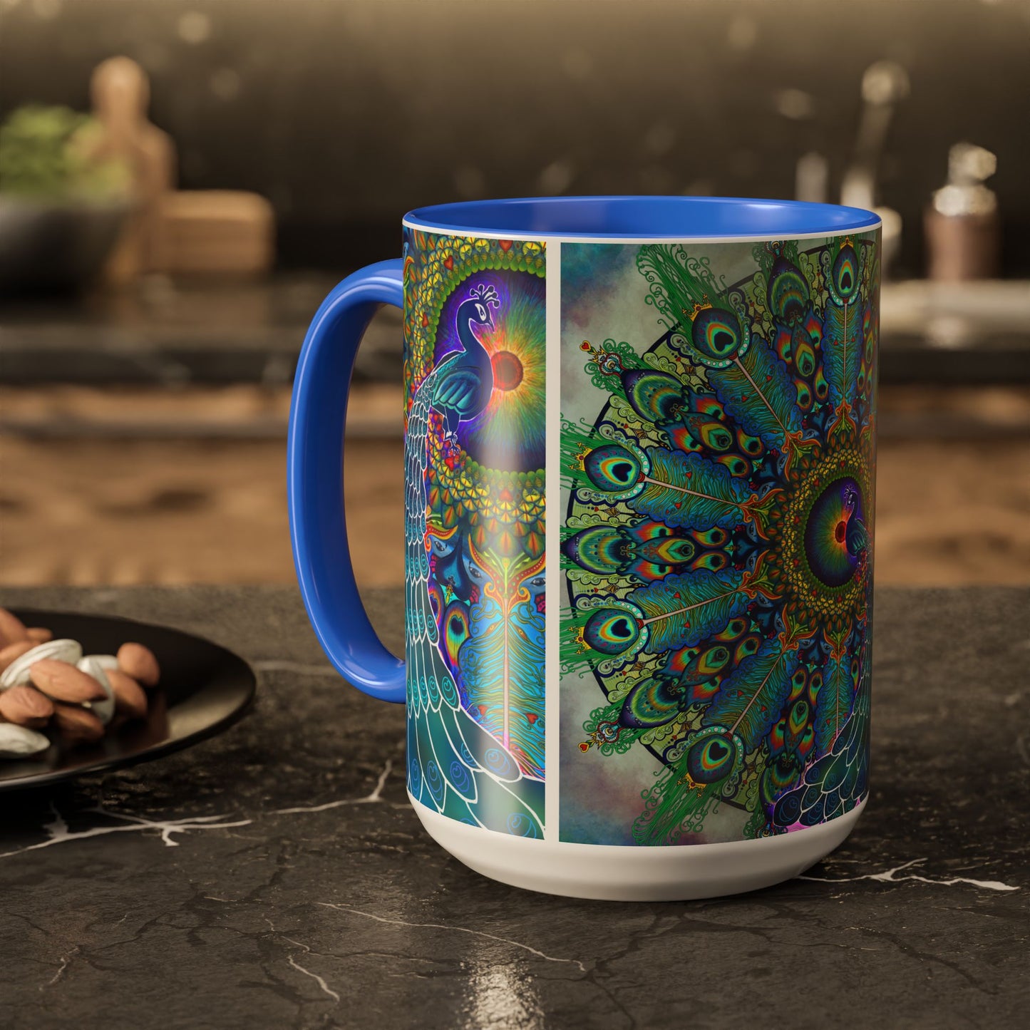 Pacio, Adam - Melek Taus Mandala - Colorful Accent Mugs