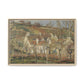 Pissarro, Camille - Red Roofs, Corner of a Village in Winter (1877) - Matte Canvas, Framed