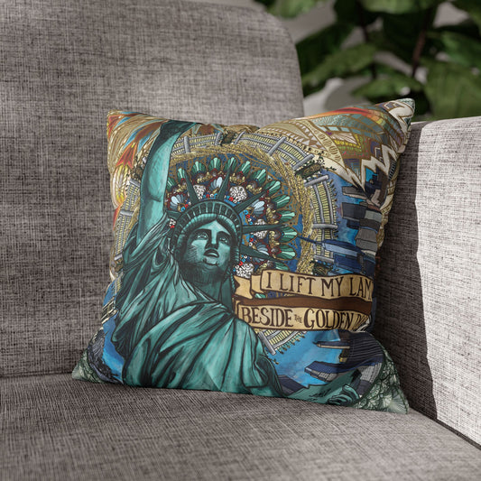 Pacio, Adam - Liberty Mandala - Suede Square Pillowcase