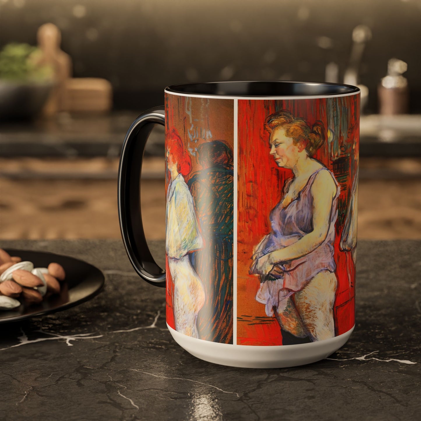 Toulouse-Lautrec, Henri - The Medical Inspection (1894) - Colorful Accent Mugs