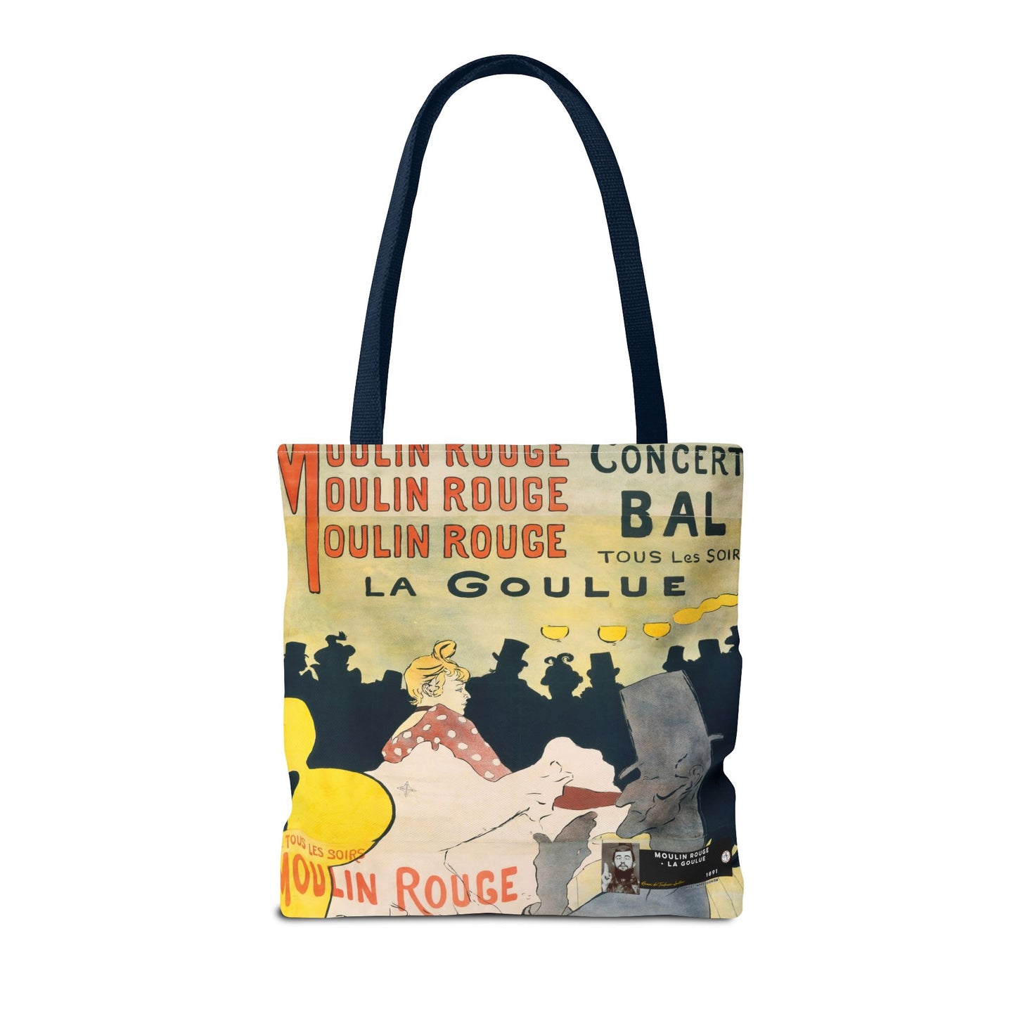 Toulouse-Lautrec, Henri - Moulin Rouge - La Goulue (1891) - Tote Bag