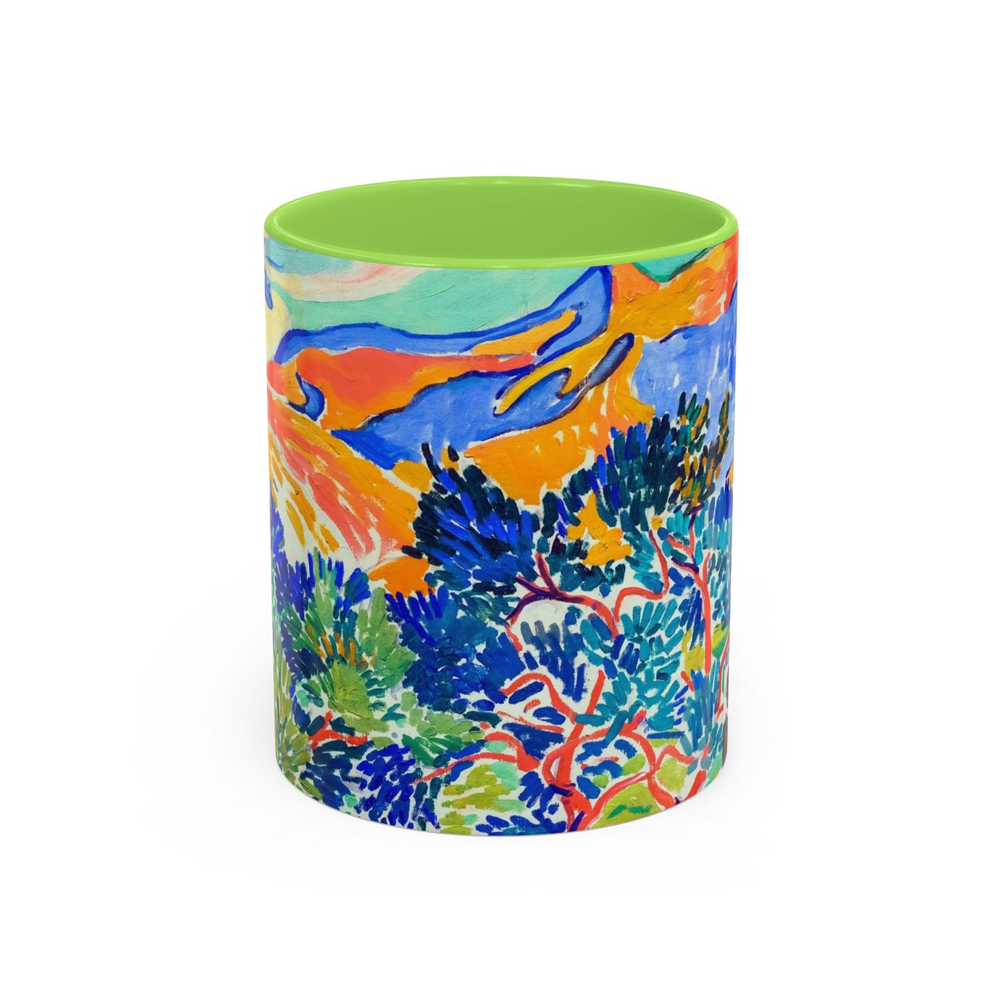 Derain, André - Mountains at Collioure (1905) - Colorful Accent Mugs