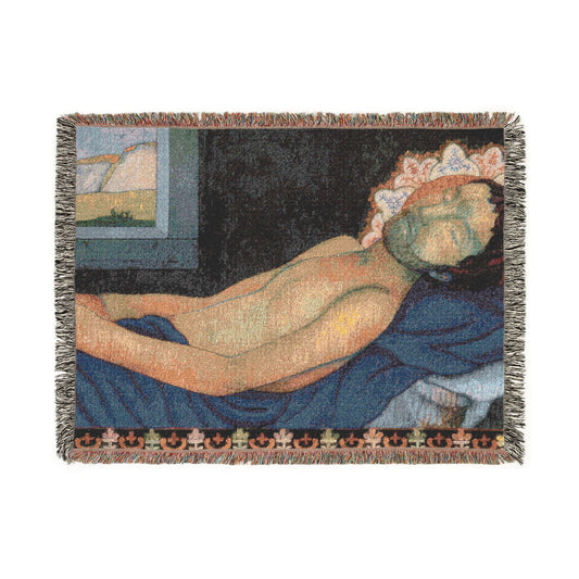 Filiger, Charles - Recumbent Christ (1895) - Woven Blanket