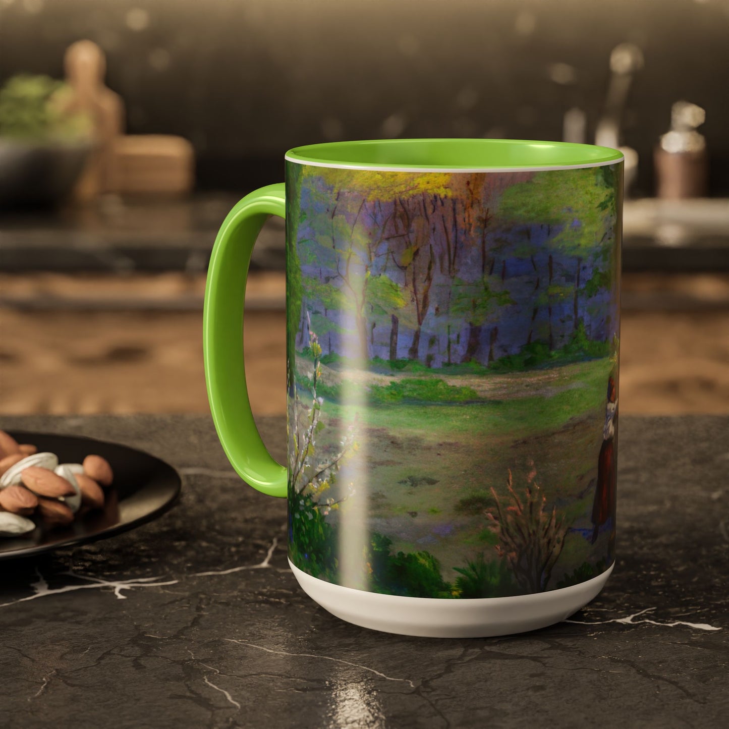 Ranson, Paul - Picking Flowers (1890) - Colorful Accent Mugs