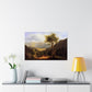 Cole. Thomas - View in the White Mountains (1827)- Satin Posters