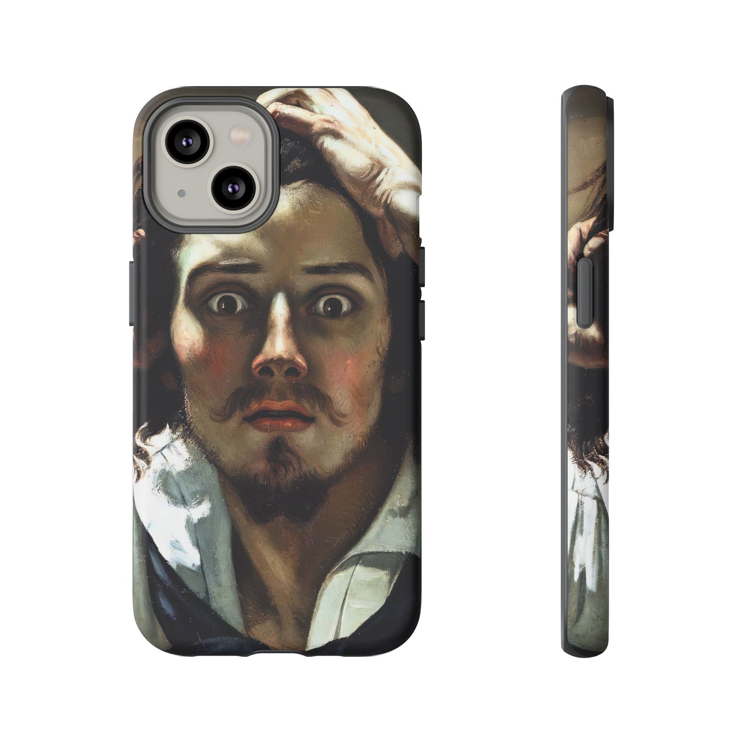 Courbet, Gustave - The Desperate Man (1843) - Tough Phone Cases