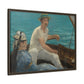 Manet, Édouard - Boating (1874) - Matte Canvas, Framed