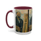 Cézanne, Paul - Portrait of the Artist with a Palette (1890) - Colorful Accent Mugs