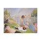 Seurat, Georges - Bathers at Asnières (1884) - Canvas Block, unframed