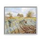 Pissarro, Camille - Hoarfrost (1873) - Matte Canvas, Framed