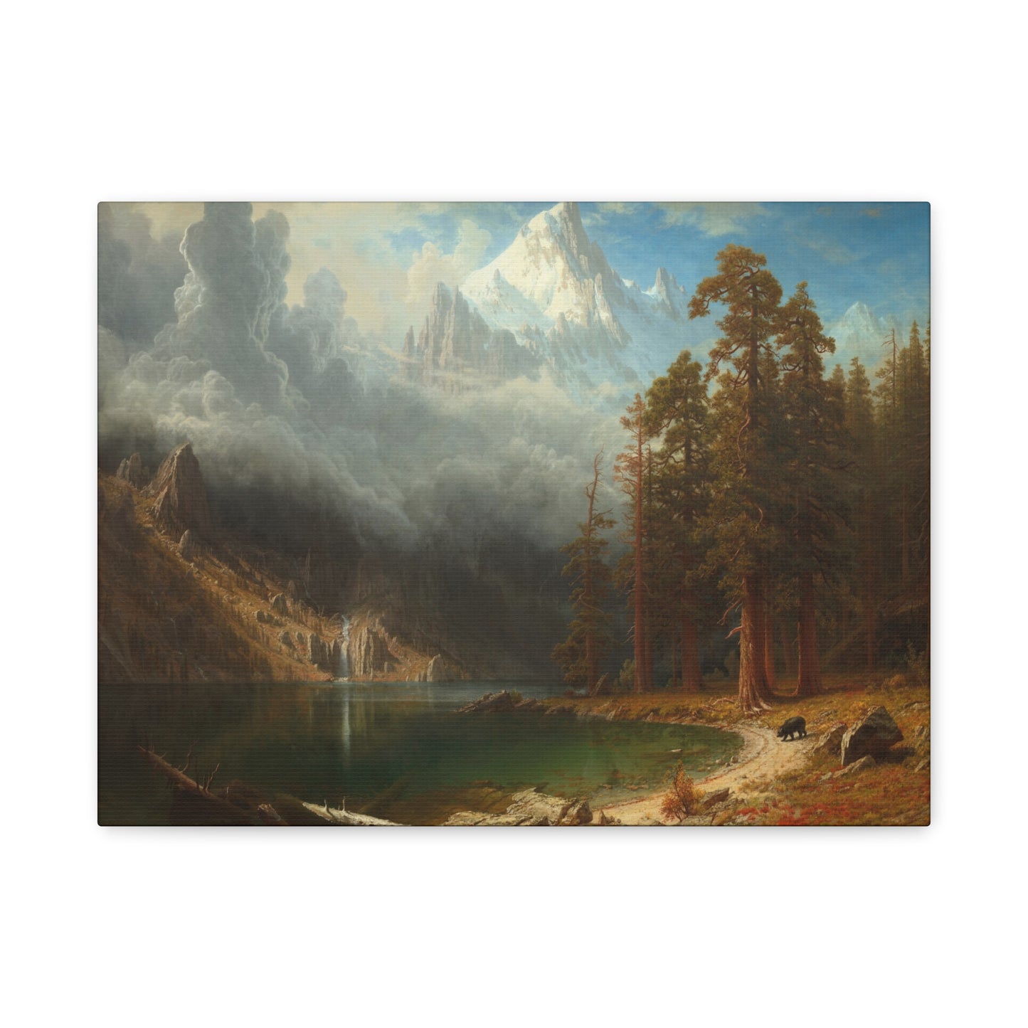 Bierstadt, Albert - Mount Corcoran (1877)- Canvas Block, unframed
