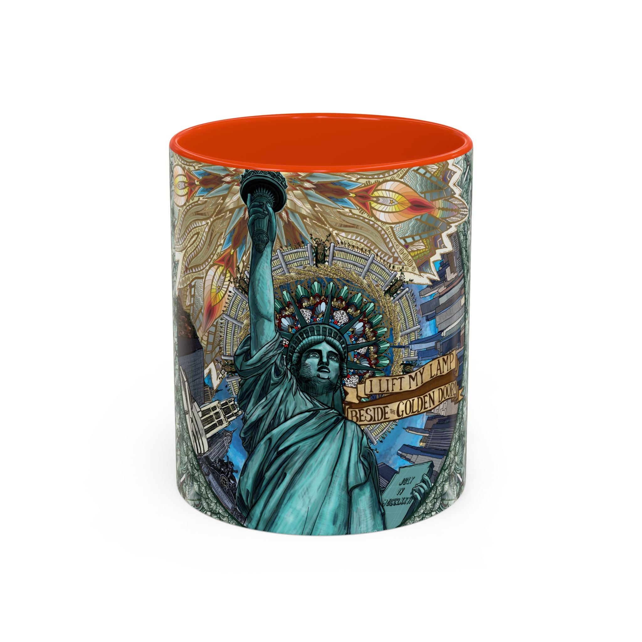 Liberty Mandala - Colorful Accent Mugs
