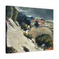 Cézanne, Paul - L’Estaque, Melting Snow (1870) - Canvas Block, unframed