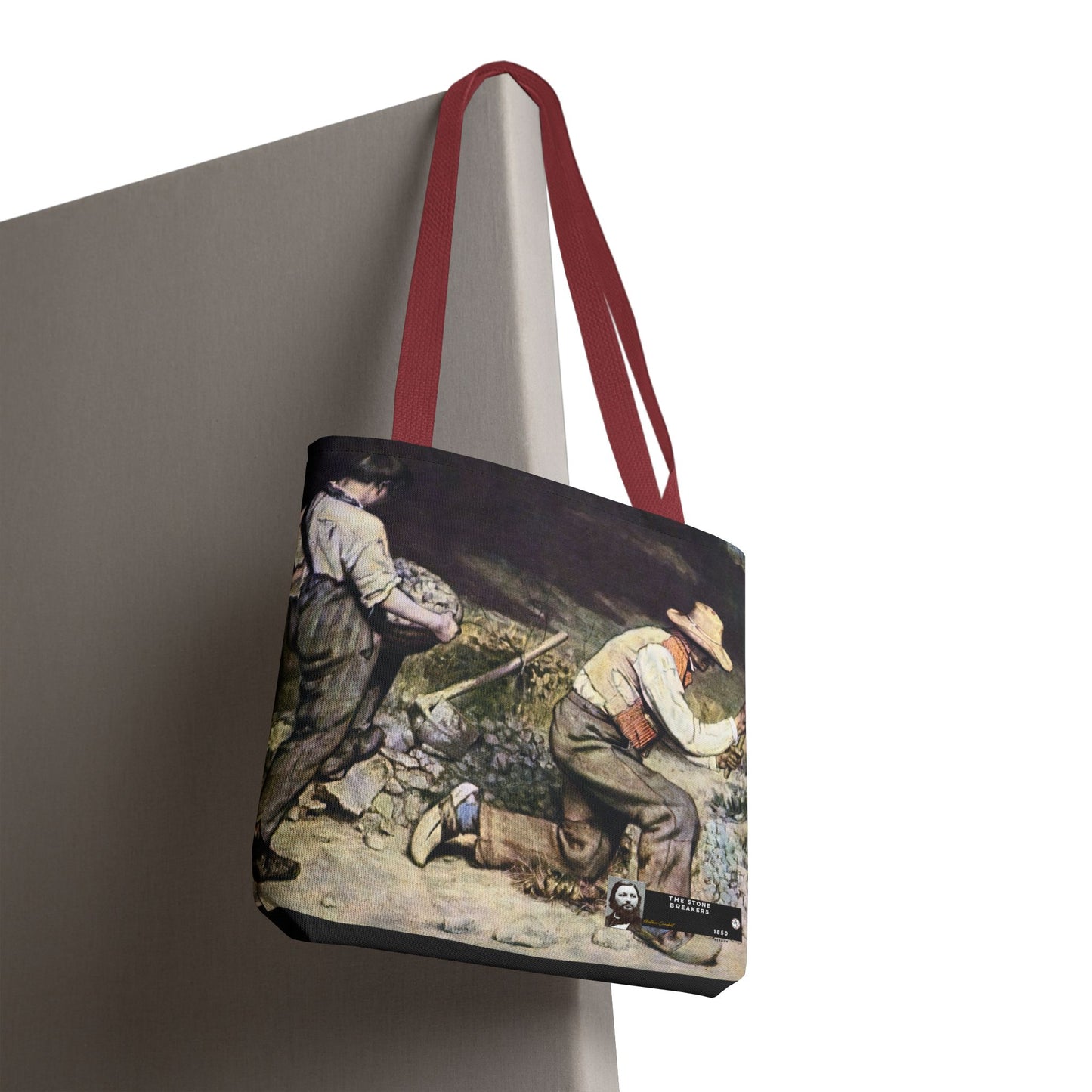 Courbet, Gustave - The Stone Breakers (1850) - Tote Bag