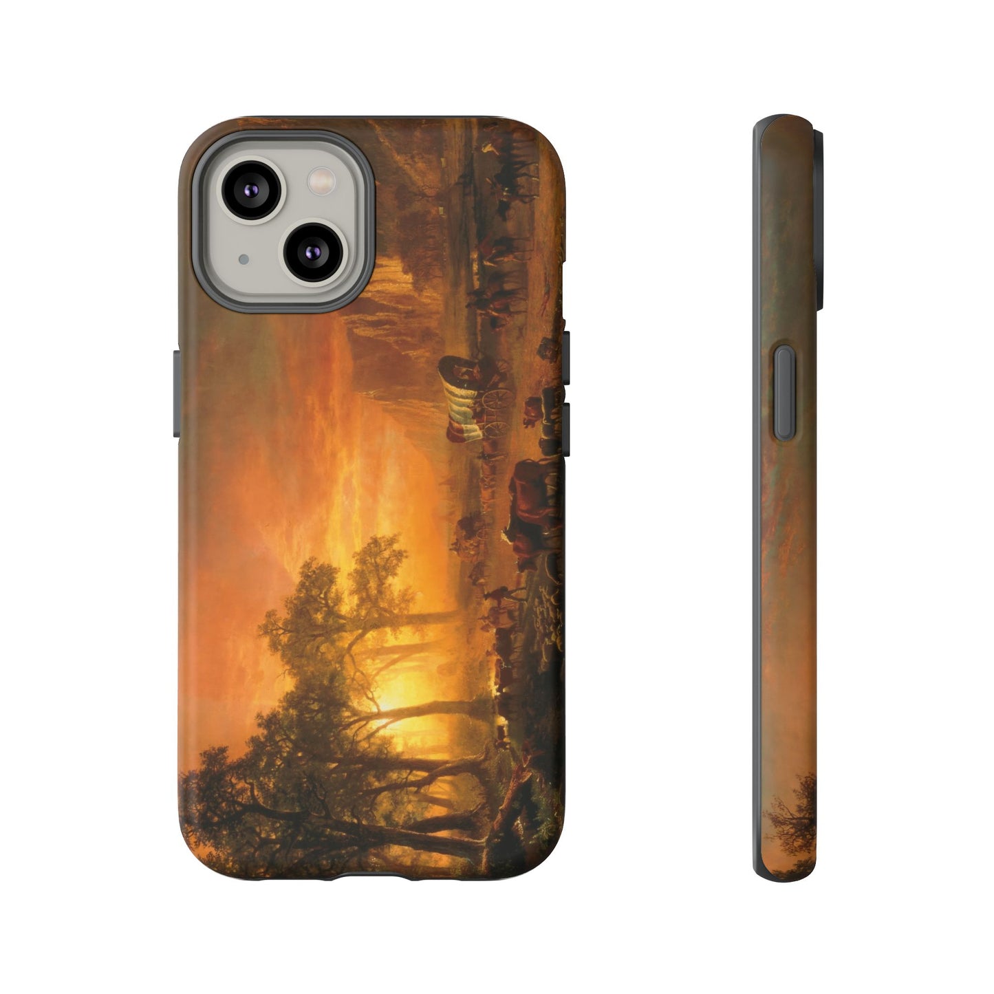 Bierstadt, Albert - Emigrants Crossing the Plains (1867) - Tough Phone Cases