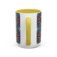 Pacio, Adam - Emerald Arrows Mandala - Colorful Accent Mugs