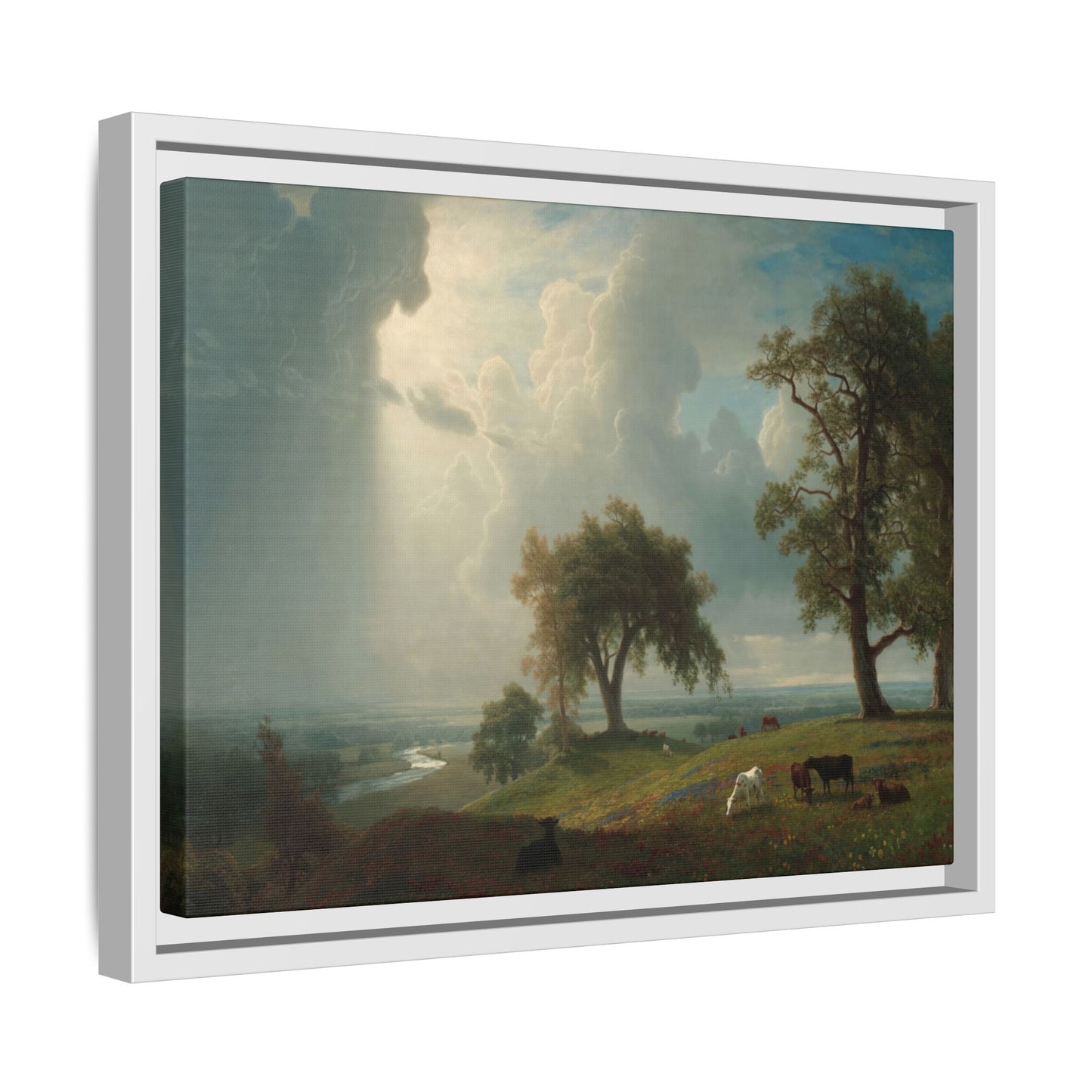 Bierstadt, Albert - California Spring (1875) - Matte Canvas, Framed