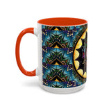 Obsidian Grandmothers Mandala - Colorful Accent Mugs