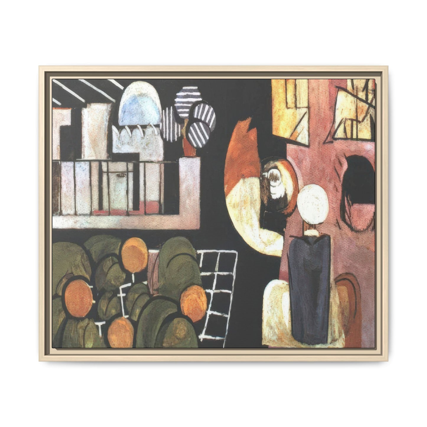 Matisse, Henri - The Moroccans (1916) - Matte Canvas, Framed