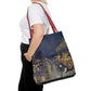 Pissarro, Camille - The Boulevard Montmartre At Night (1897) - Tote Bag