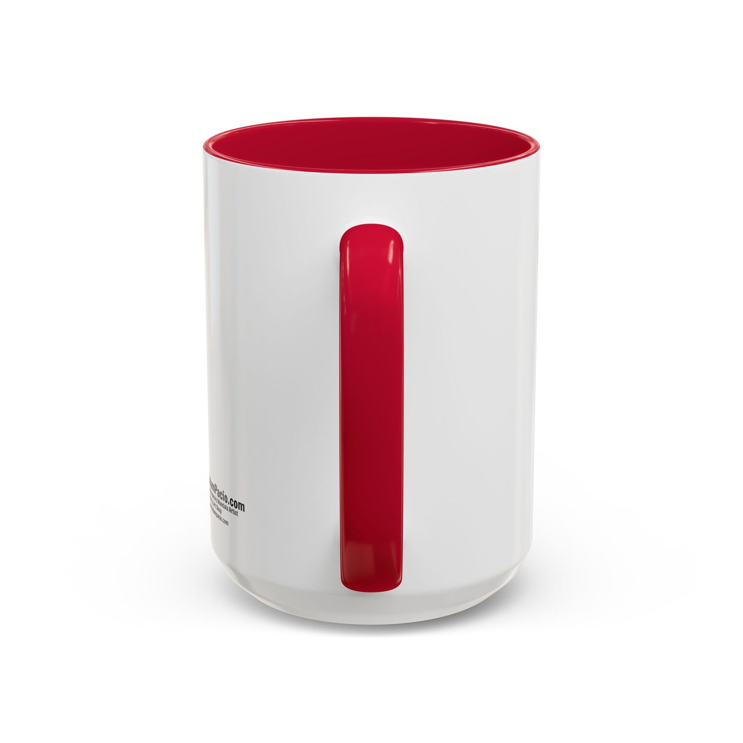AdamPacio.com - Black Logo - Colorful Accent Mugs