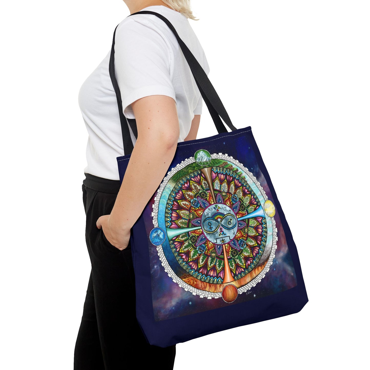Lunar Rites Mandala - Tote Bag