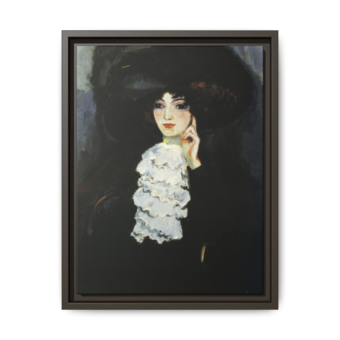 Van Dongen, Kees - Woman with Frill (1905) - Matte Canvas, Framed