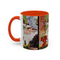 Cézanne, Paul - A Modern Olympia (1874) - Colorful Accent Mugs
